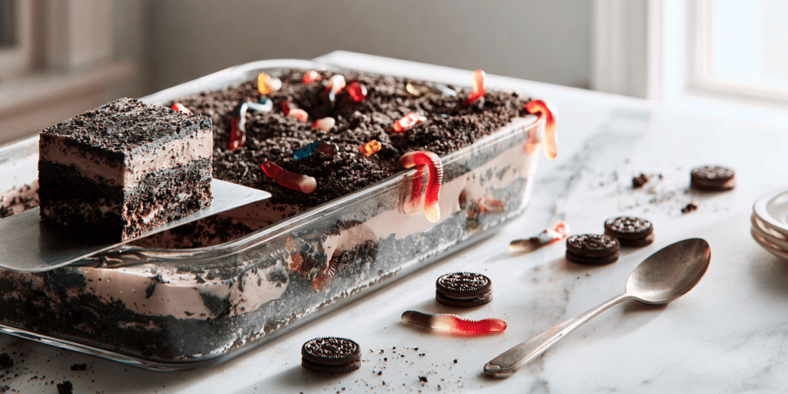 Oreo Dirt Cake: A Playful And Creamy Dessert Delight - Thefoodiebunch Oreo Dirt Cake Easy No-Bake Layered Dessert