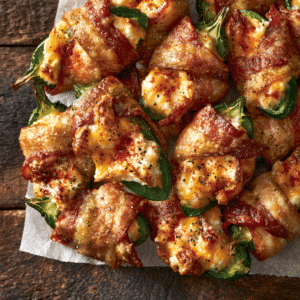 Spicy Bacon-Wrapped Jalapeño Poppers Bursting With Flavor - Thefoodiebunch Bacon-Wrapped Jalapeño Poppers