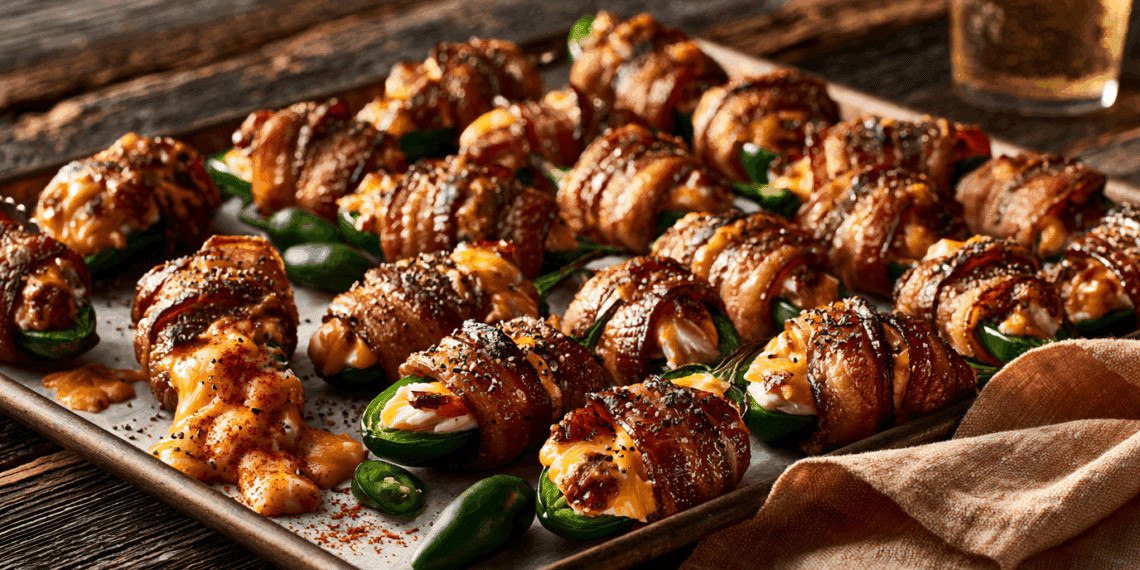 Spicy Bacon-Wrapped Jalapeño Poppers Bursting With Flavor - Thefoodiebunch Spicy Bacon-Wrapped Jalapeño Poppers Bursting With Flavor