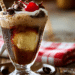 Gourmet Root Beer Float With Chocolate Shavings