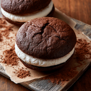 Decadent Chocolate Whoopie Pies With Creamy Filling - Thefoodiebunch Chocolate Whoopie Pies With Creamy Filling