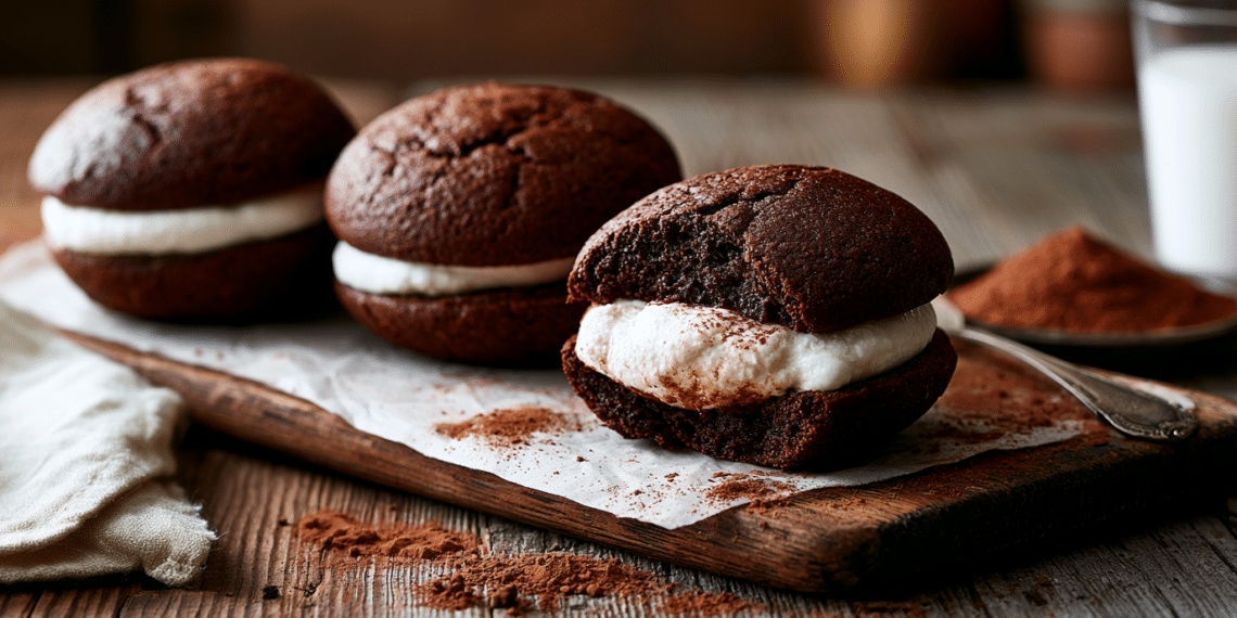 Decadent Chocolate Whoopie Pies With Creamy Filling - Thefoodiebunch Chocolate Whoopie Pies With Creamy Filling