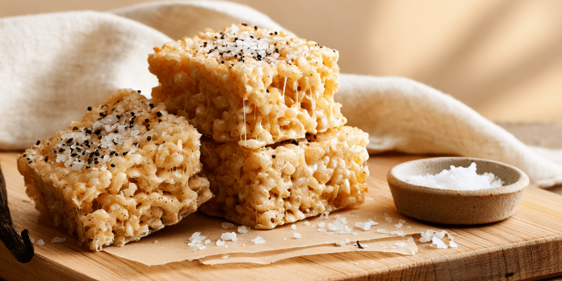 Vanilla Bean Rice Krispies Treats (Gourmet Recipe)
