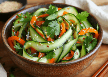 Asian Cucumber Ribbon Salad