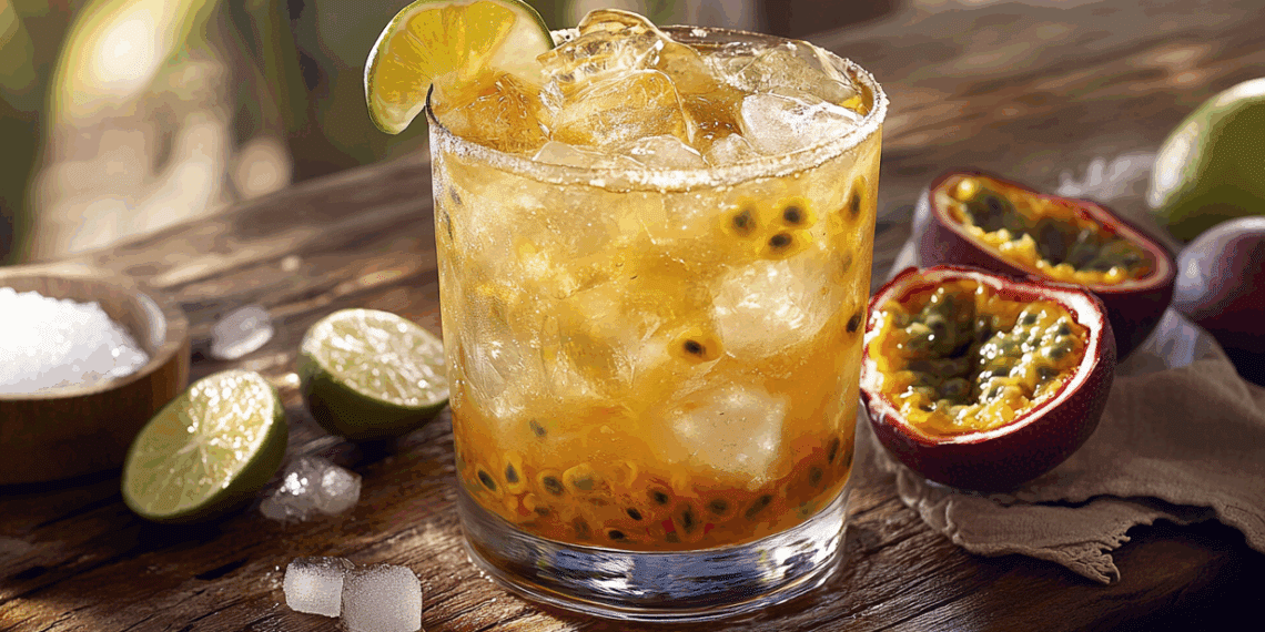 Passion Fruit Caipirinha