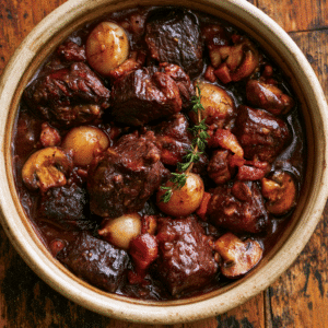 Classic Beef Bourguignon Rich French Red Wine Stew