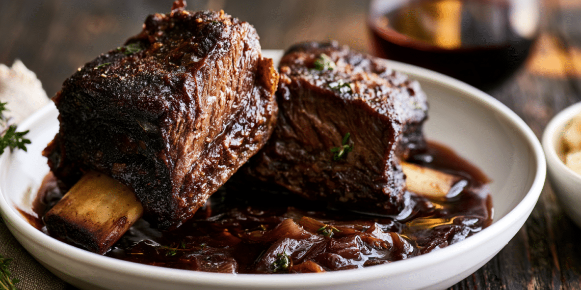Melt-In-Your-Mouth Beef Short Ribs With Red Wine - Thefoodiebunch Braised Beef Short Ribs In Red Wine (Fall-Off-The-Bone)