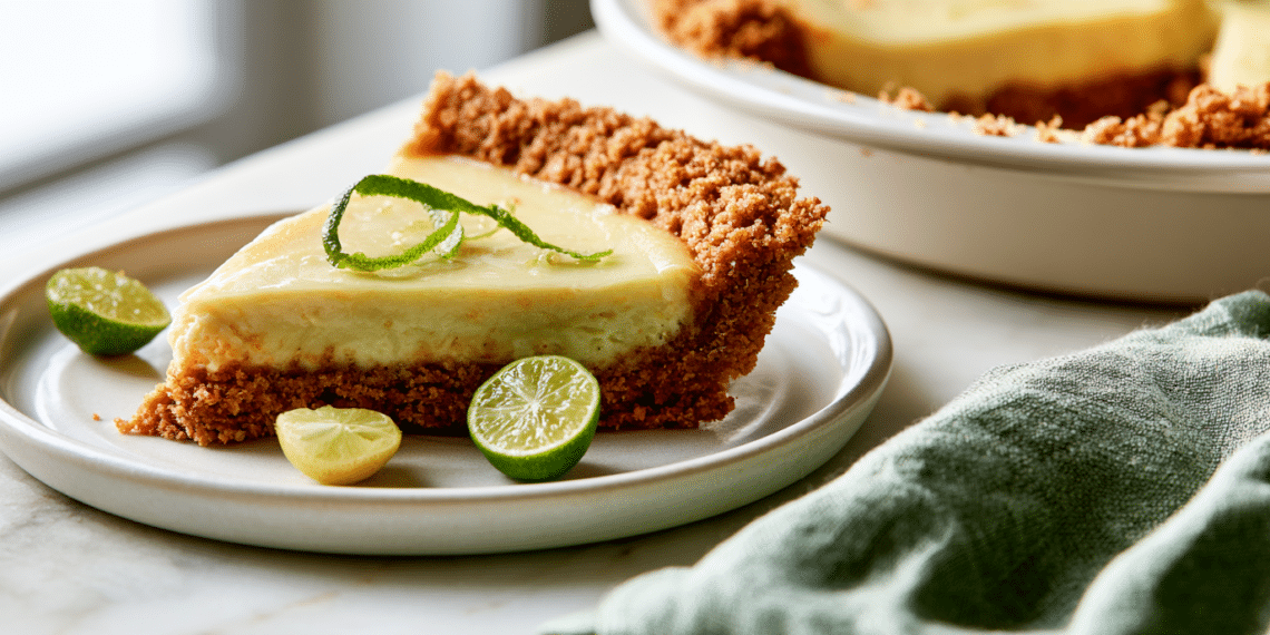 Easy Key Lime Pie With Graham Cracker Crust