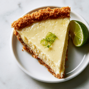 Easy Key Lime Pie With Graham Cracker Crust