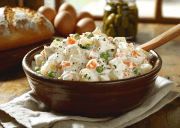 Traditional Czech Potato Salad