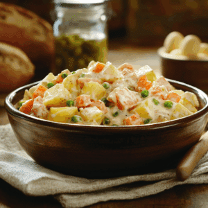 Traditional Czech Potato Salad