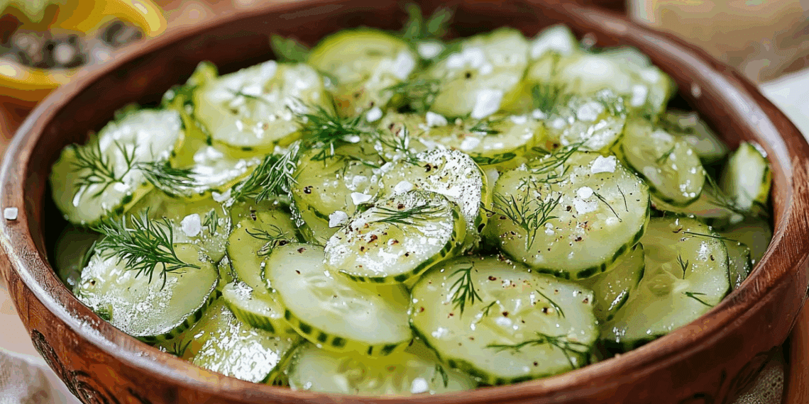 Hungarian Cucumber Salad