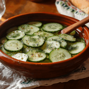 Hungarian Cucumber Salad