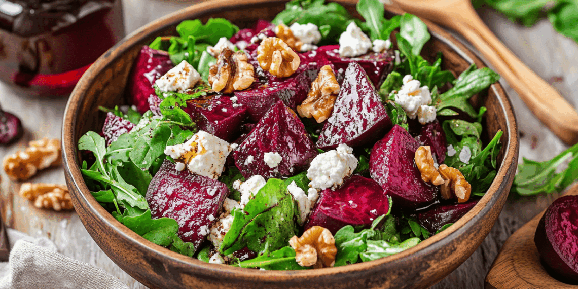 Roasted Beetroot And Walnut Salad