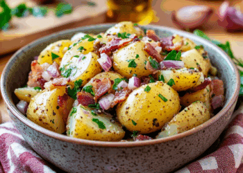 Warm German Potato Salad: A Tangy Culinary Tradition