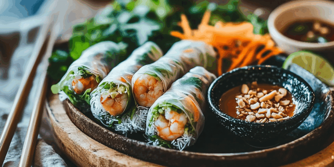 Gỏi Cuốn (Vietnamese Fresh Spring Rolls)