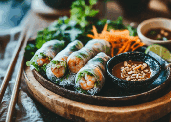 Gỏi Cuốn (Vietnamese Fresh Spring Rolls)