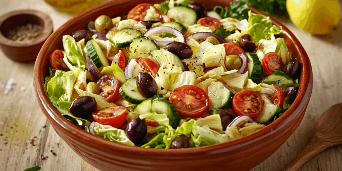 Fresh Spanish Salad With Vibrant Vegetables And Zesty Vinaigrette