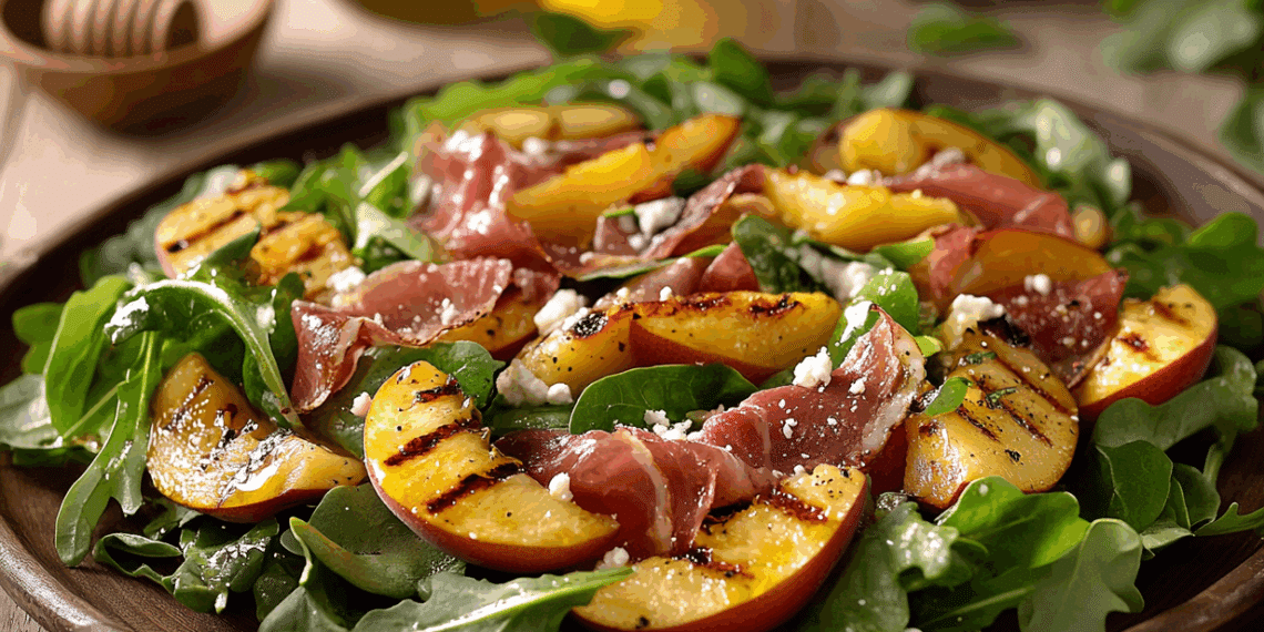 Summer’S Sweet And Savory Grilled Peach Salad