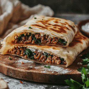 Lamb Mince Gozleme