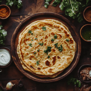 Spicy Minced Lamb Stuffed Flatbread From North India - Thefoodiebunch