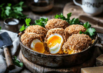 Hearty Scotch Egg Casserole: A British Brunch Delight
