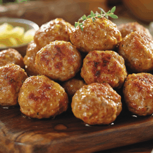 Pork Apple Meatballs