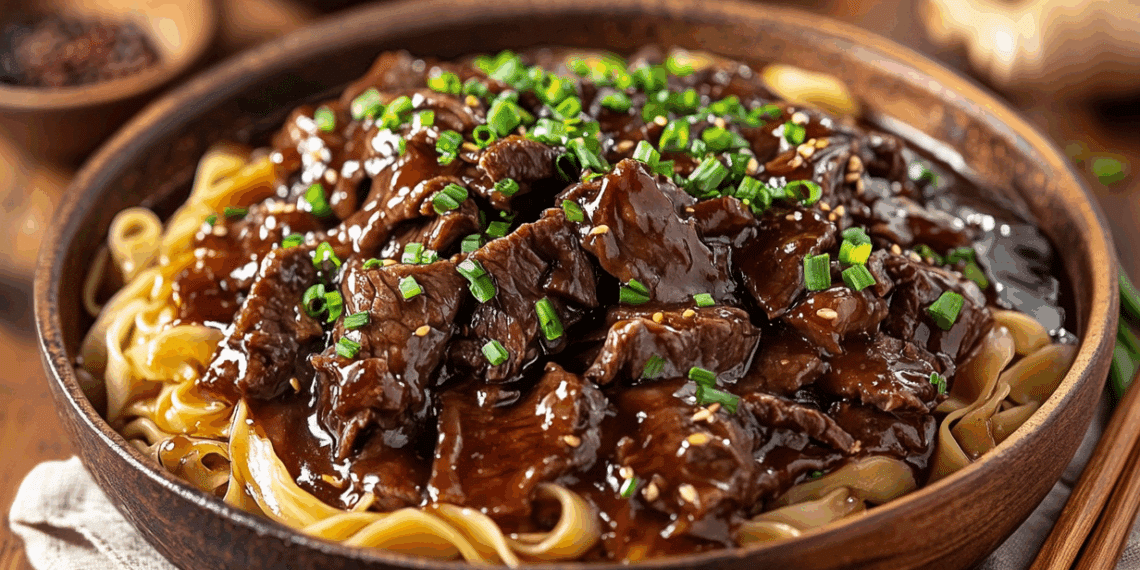 Bold Flavors Of Mongolian Beef Dancing On Noodles - Thefoodiebunch Mongolian Beef Noodles