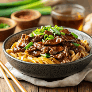 Bold Flavors Of Mongolian Beef Dancing On Noodles - Thefoodiebunch Mongolian Beef Noodles