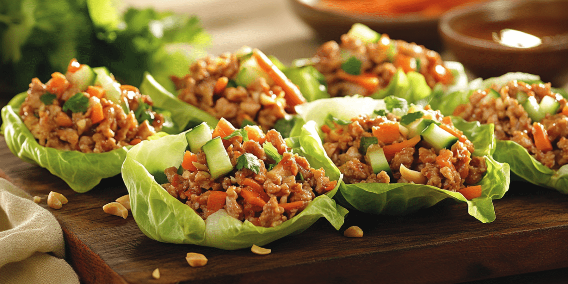 Zesty Asian Pork Lettuce Cups Bursting With Fresh Flavor