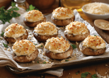 Boursin Stuffed Mushrooms