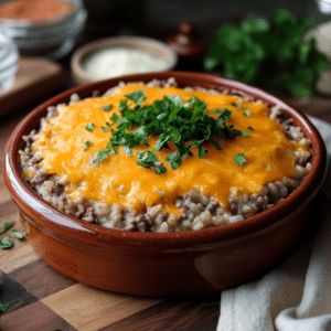 Hamburg Rice Casserole