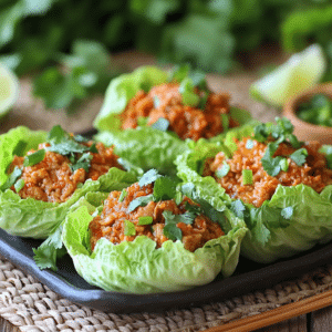 Vietnamese Pork Lettuce Cups