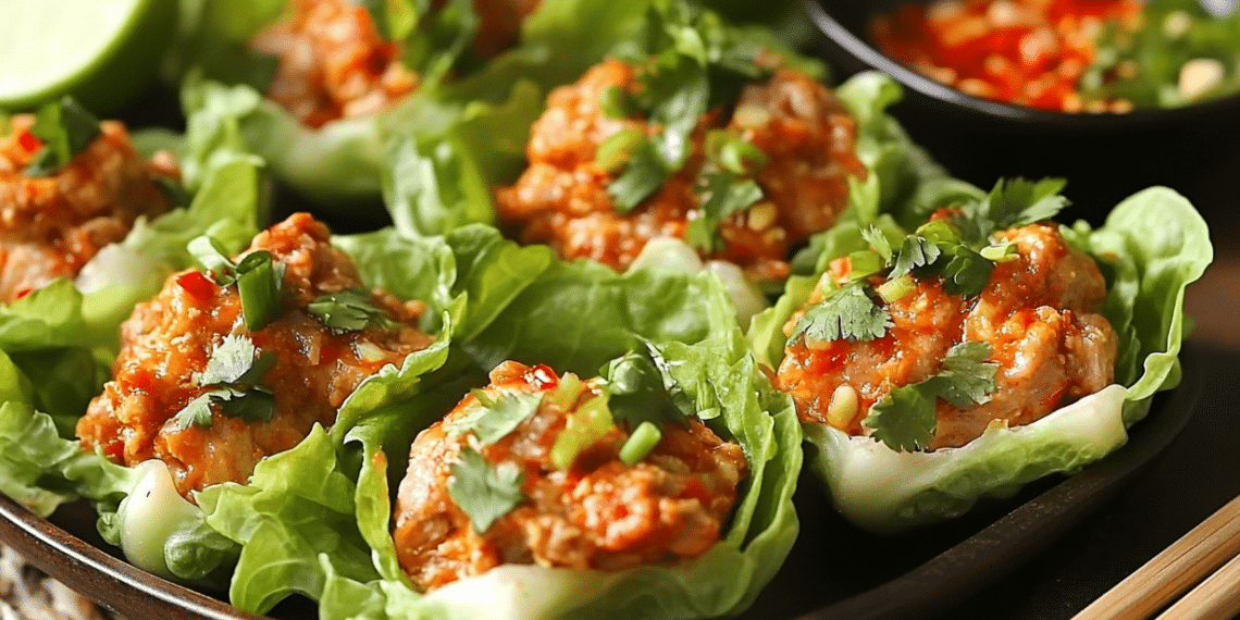 Vietnamese Pork Lettuce Cups