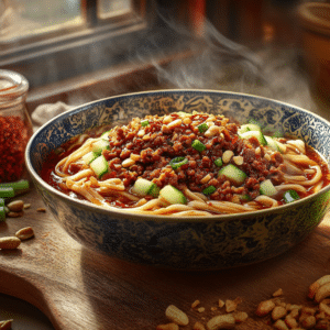 Spicy Sichuan Noodles: A Fiery Journey Through Flavor - Thefoodiebunch Dan Dan Mian