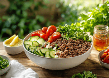 Deconstructed Hamburger Bowls