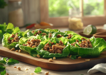 Thai Pork Lettuce Cups