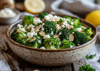Charred Broccoli Salad With Tahini Dressing