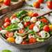 Zucchini Noodle Caprese Salad