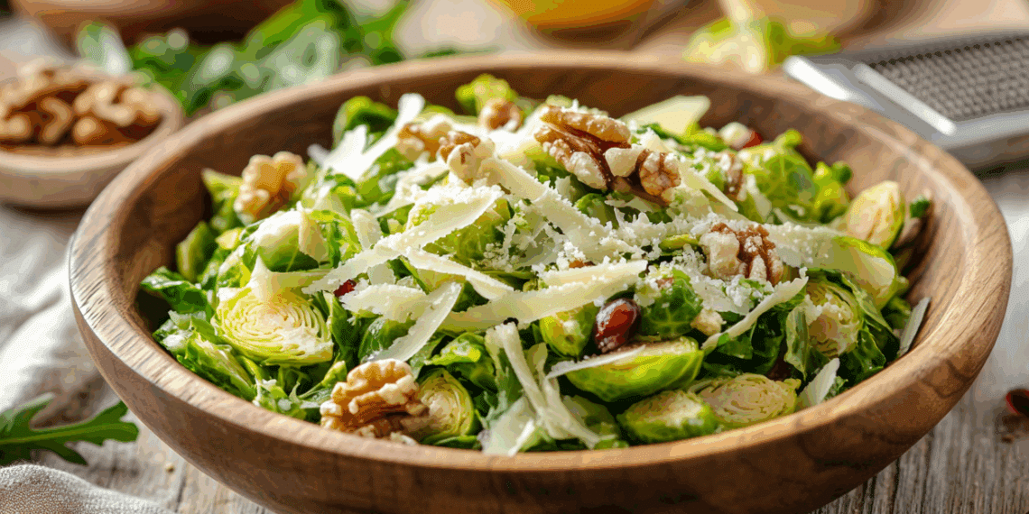 Shaved Brussels Sprouts Salad With Pecorino