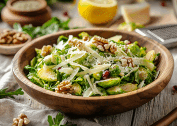 Shaved Brussels Sprouts Salad With Pecorino