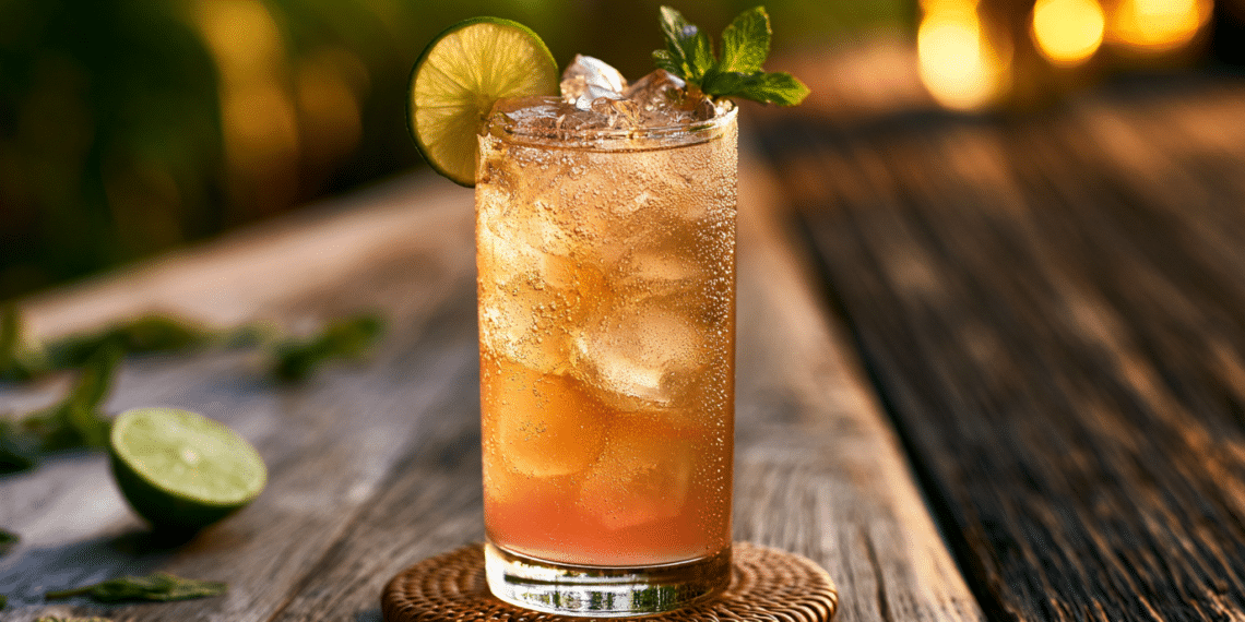 Dr. Funk: A Tiki Cocktail To Cure The Blues - Thefoodiebunch Dr. Funk Cocktail Classic Tiki Rum Drink Recipe