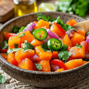 Tropical Papaya Lime Salad: A Zesty Summer Delight - Thefoodiebunch
