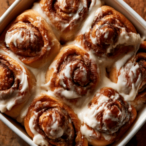 Homemade Cinnamon Rolls With Cream Cheese Frosting