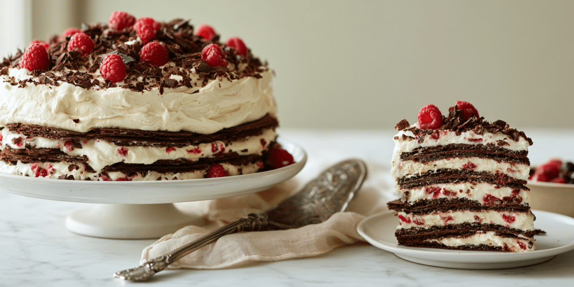 Nostalgic No-Bake Icebox Cake: A Dreamy Vintage Dessert - Thefoodiebunch Classic No-Bake Icebox Cake
