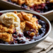 Southern Comfort: A Sweet Blueberry Cobbler Journey - Thefoodiebunch Easy Blueberry Cobbler With Vanilla Ice Cream