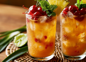 Luau Scorpion Cocktail Tropical Rum Drink For Two