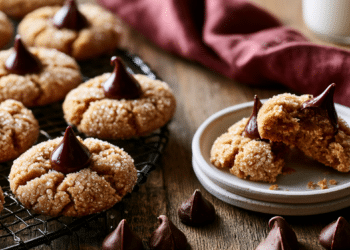 Peanut Butter Blossom Cookies (Soft &Amp; Chewy)