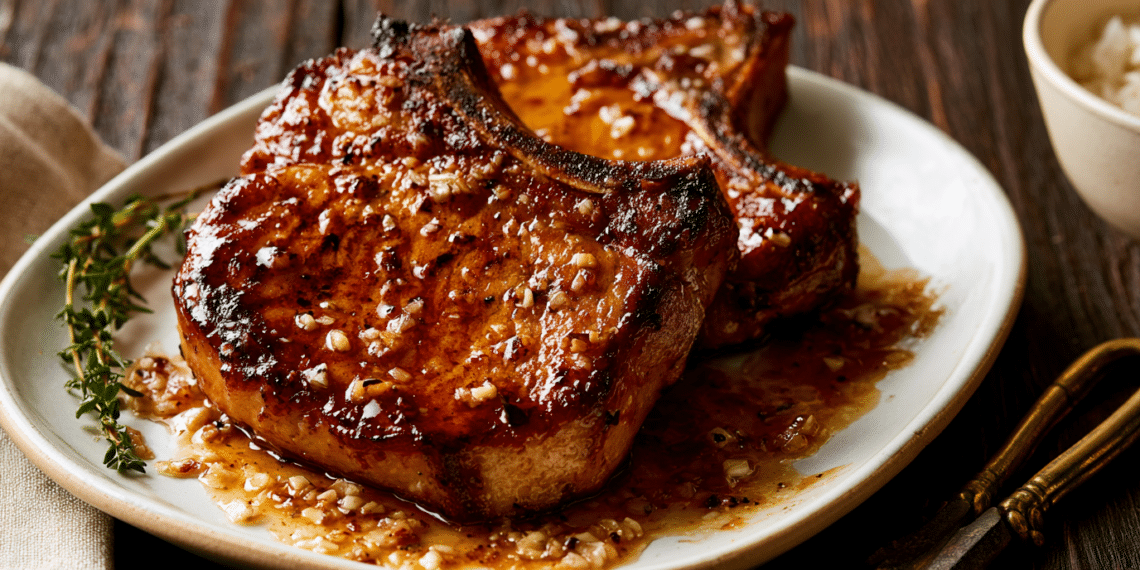 Honey Garlic Glazed Pork Chops: A Culinary Symphony Of Flavor - Thefoodiebunch Honey Garlic Pork Chops (Sticky Glaze, 35 Min)
