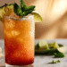 Tropical Sunset: A Hawaiian Cocktail Capturing Island Life - Thefoodiebunch Hawaiian Sunset Cocktail Tropical Rum Drink Recipe
